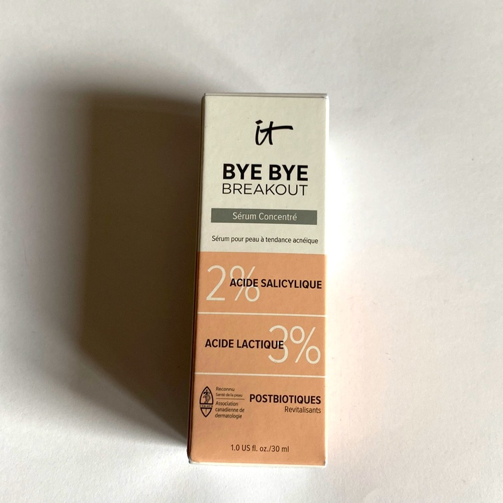 It cosmetics, bye-bye, breakout, salicylic acid treatment serum